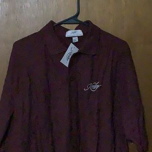 Kimber brand logo polo in XL in maroon color